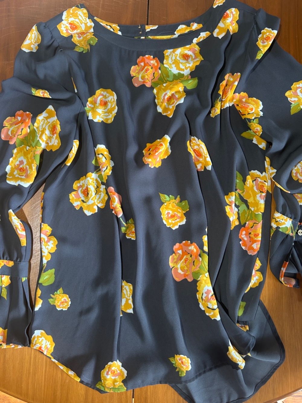 LOFT Floral Blouse